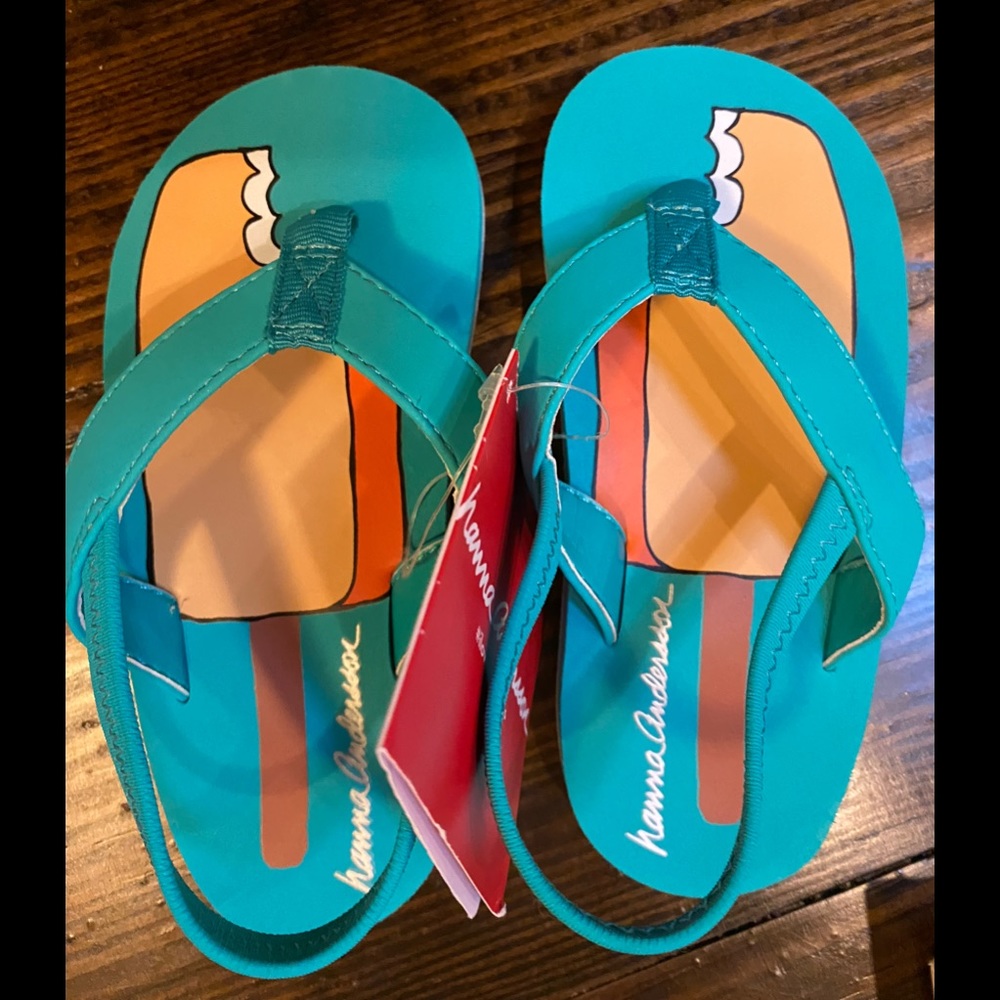 Hanna Andersson popsicle flip flops
